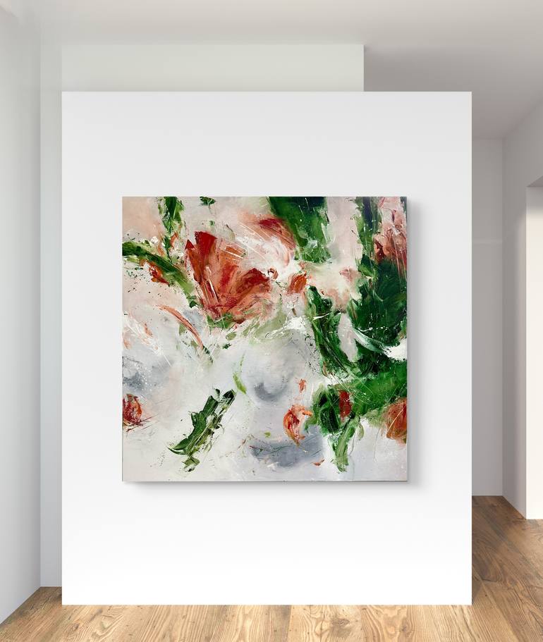 Original Abstract Expressionism Nature Painting by Sabine Kay