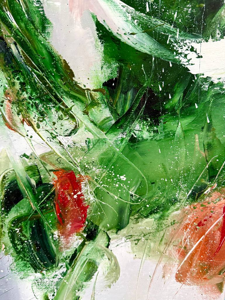 Original Abstract Expressionism Nature Painting by Sabine Kay