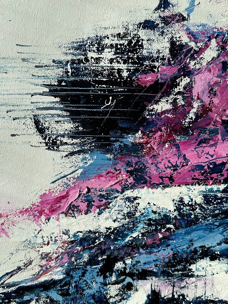 Original Abstract Expressionism Abstract Painting by Sabine Kay