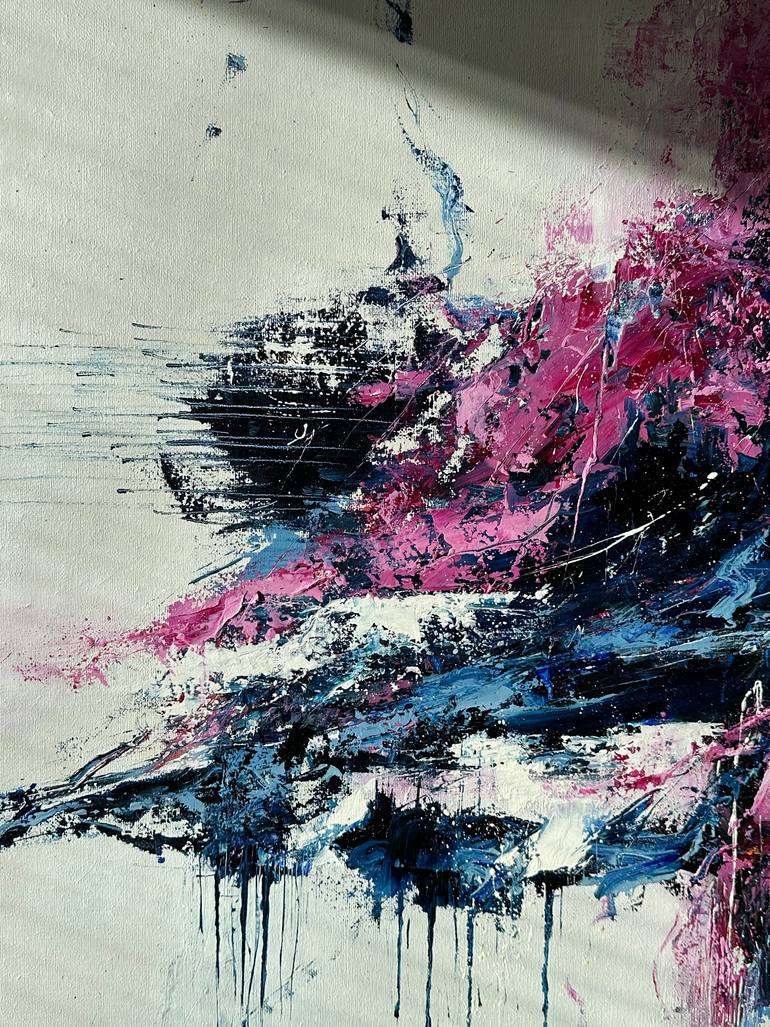 Original Abstract Expressionism Abstract Painting by Sabine Kay