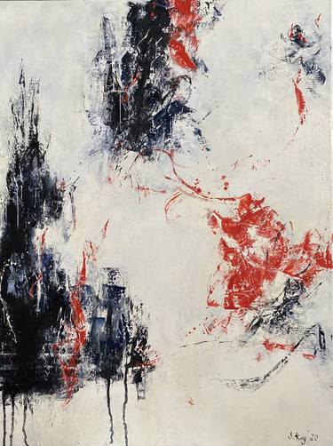 Original Abstract Expressionism Abstract Paintings by Sabine Kay
