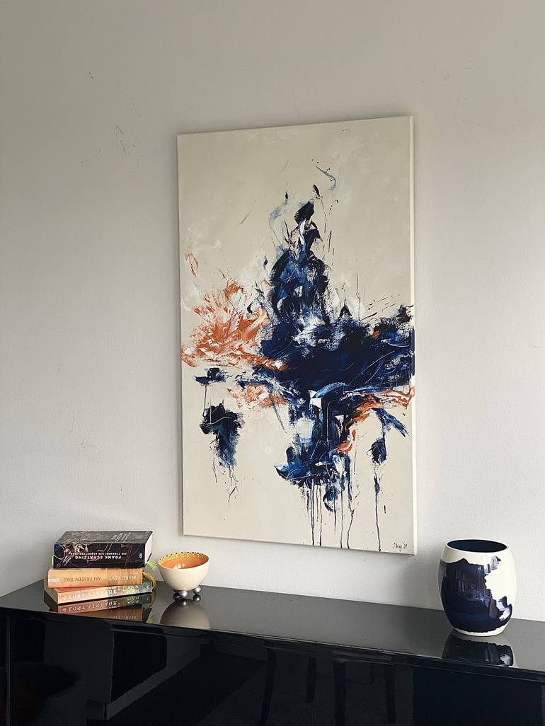 Original Abstract Expressionism Abstract Painting by Sabine Kay