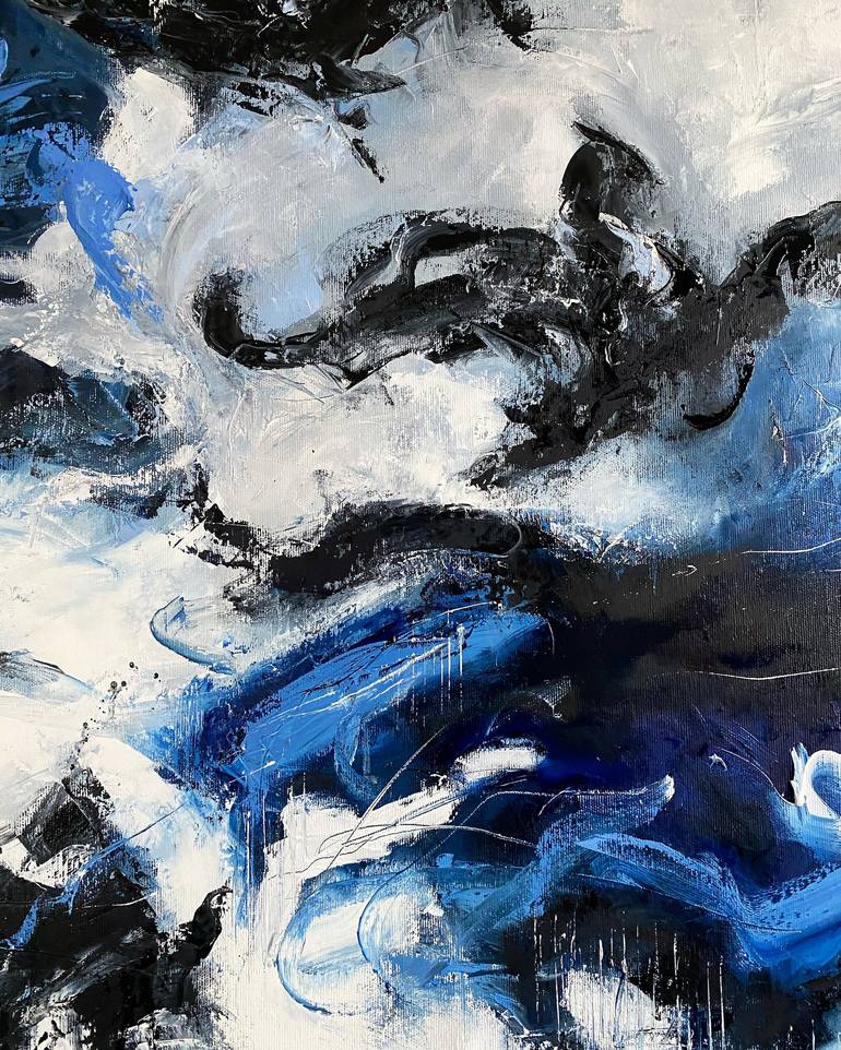 Original Abstract Expressionism Abstract Painting by Sabine Kay
