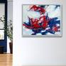 Painting in a room