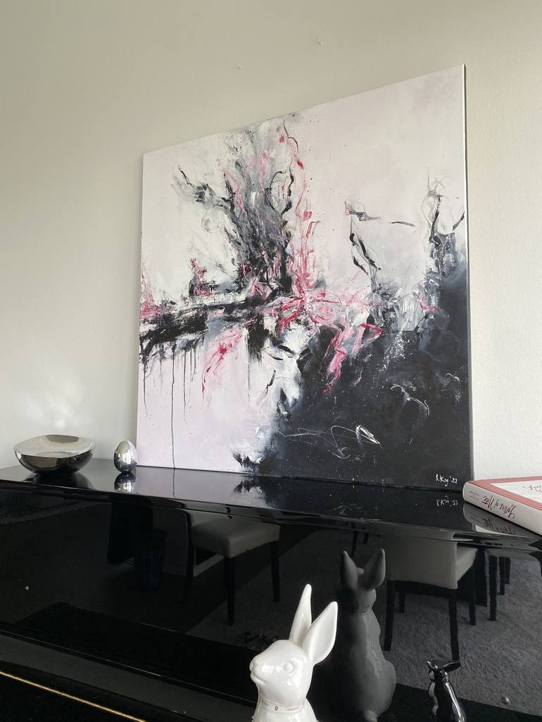 Original Abstract Expressionism Nature Painting by Sabine Kay