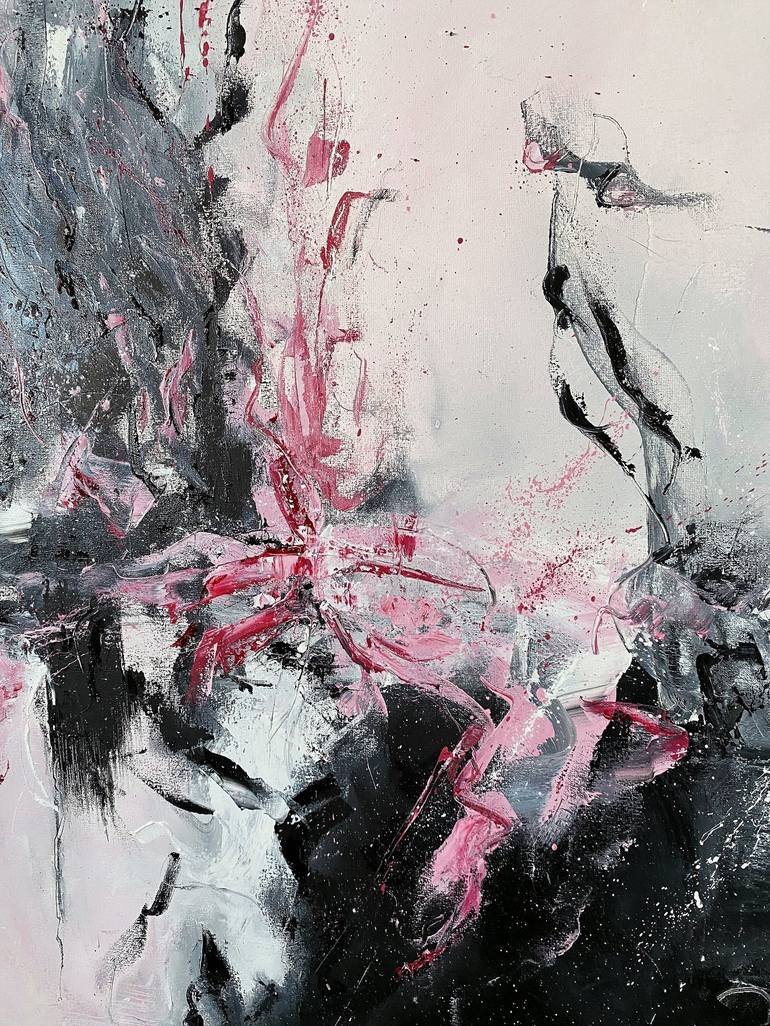 Original Abstract Expressionism Nature Painting by Sabine Kay