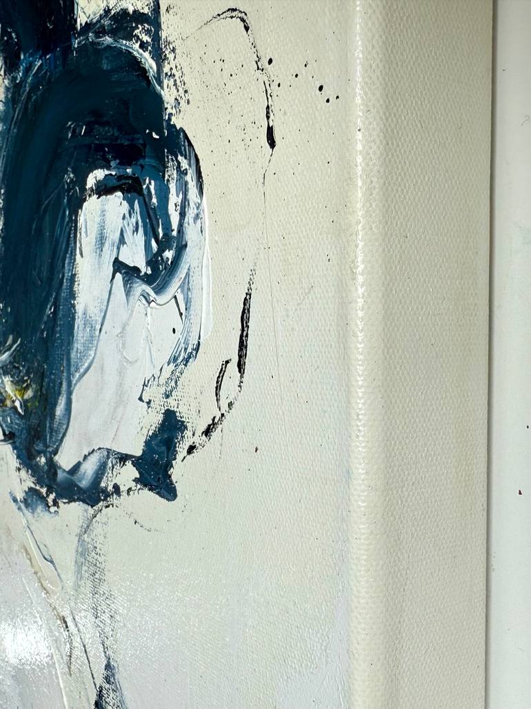 Original Abstract Floral Painting by Sabine Kay