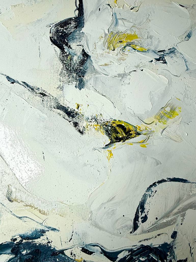 Original Abstract Floral Painting by Sabine Kay