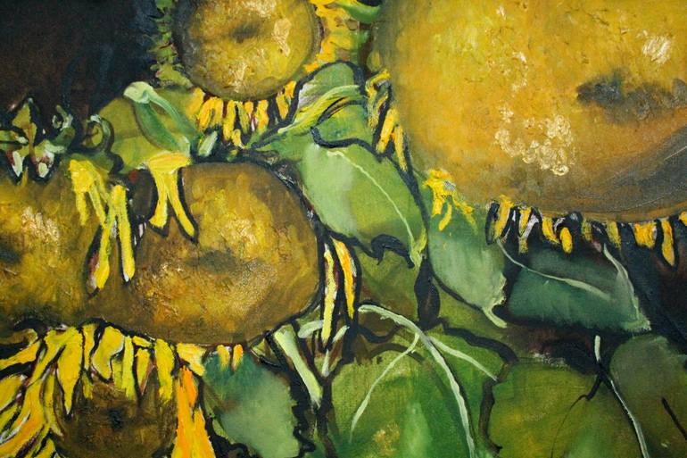 Original Expressionism Floral Painting by Maryna Trus