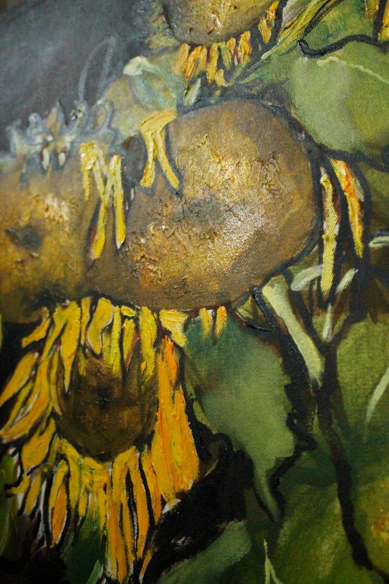 Original Expressionism Floral Painting by Maryna Trus