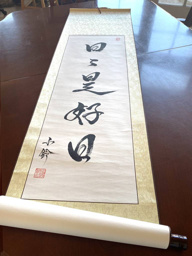 Original Calligraphy Painting by Yoko Collin