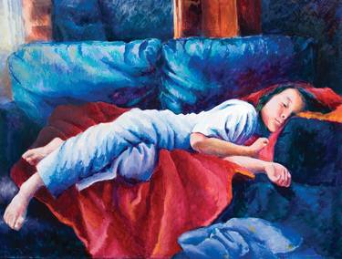 Original Figurative Portrait Paintings by Sondra Greenspan