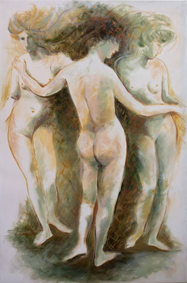 Original Nude Painting by Sondra Greenspan