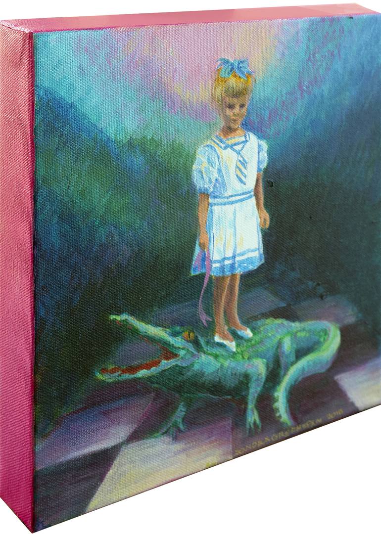 Original Conceptual Fantasy Painting by Sondra Greenspan
