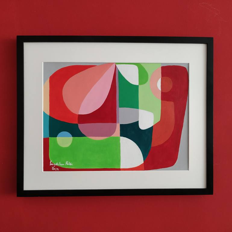 Original Abstract Painting by Dongolaroad Studio