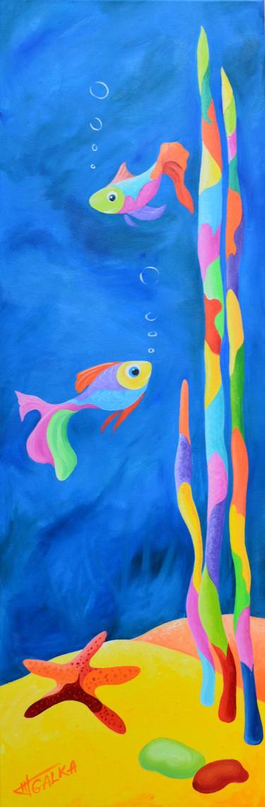 Original Fish Paintings by GALKA GALKA