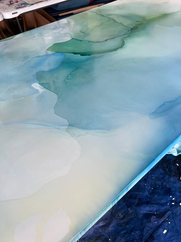 Original Conceptual Abstract Painting by Estelle Chojnicki