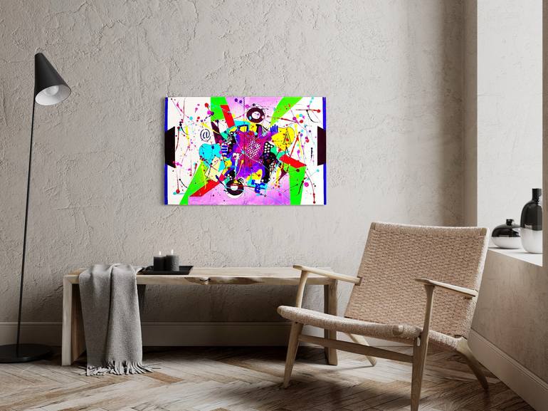 Original Pop Art Abstract Painting by Vincenz Artworks