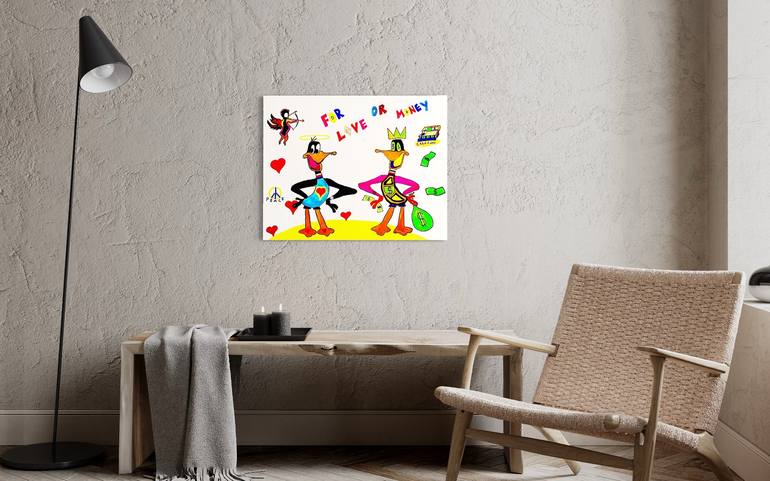 Original Figurative Cartoon Painting by Vincenz Artworks