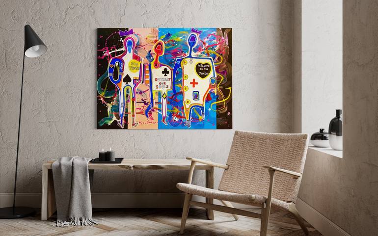 Original Expressionism Pop Culture/Celebrity Painting by Vincenz Artworks