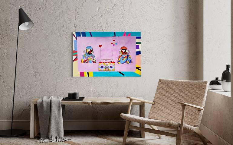 Original Abstract Pop Culture/Celebrity Painting by Vincenz Artworks