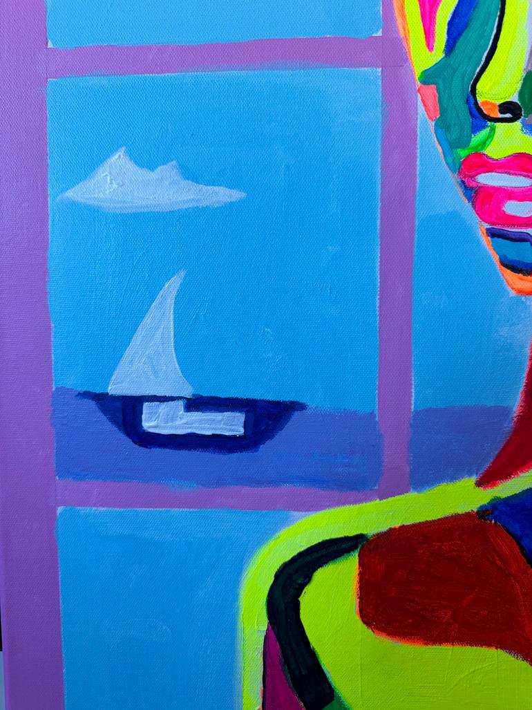 Original Art Deco People Painting by Vincenz Artworks