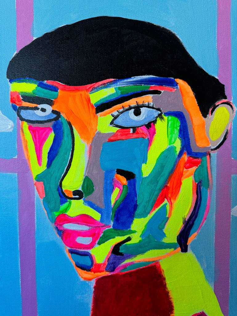 Original Art Deco People Painting by Vincenz Artworks