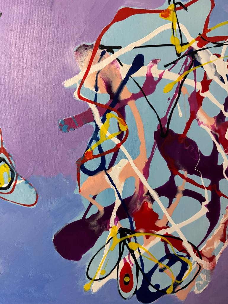 Original Abstract Expressionism Abstract Painting by Vincenz Artworks