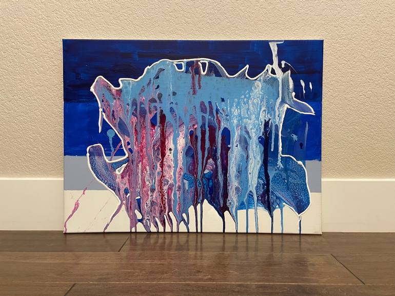Original Abstract Expressionism Abstract Painting by Vincenz Artworks