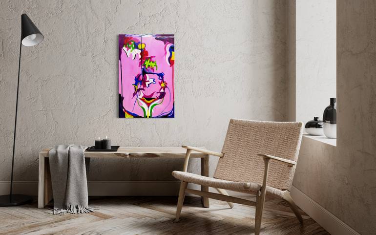 Original Abstract Expressionism Abstract Painting by Vincenz Artworks