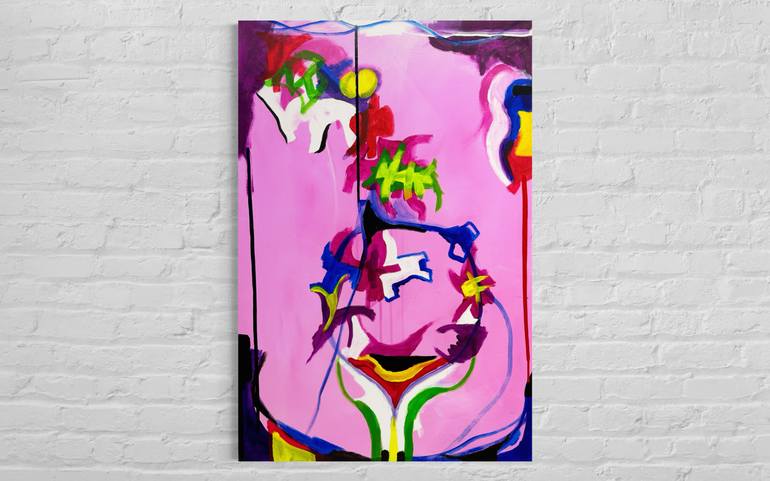 Original Abstract Expressionism Abstract Painting by Vincenz Artworks