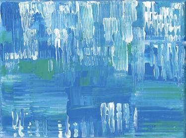 Print of Abstract Water Paintings by Ludwika Pilat