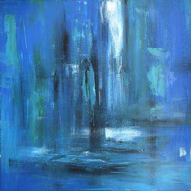 Print of Abstract Water Paintings by Ludwika Pilat