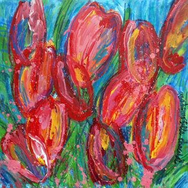 Print of Expressionism Botanic Paintings by Victoria Soto Madrid