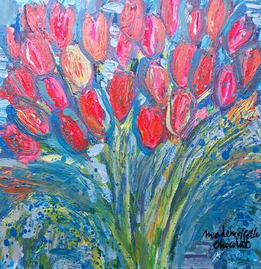 Print of Expressionism Botanic Paintings by Victoria Soto Madrid