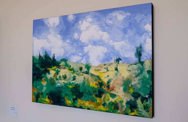 Original Impressionism Landscape Painting by Roque Reyes