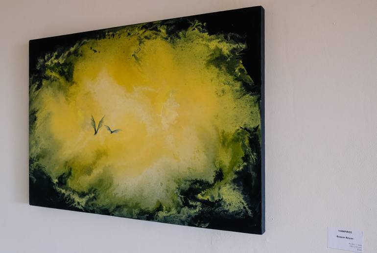 Original Surrealism Animal Painting by Roque Reyes