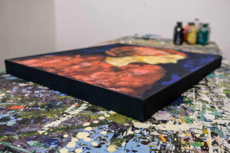 Original Impressionism People Painting by Roque Reyes