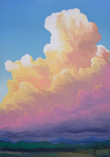 Sunset clouds Painting