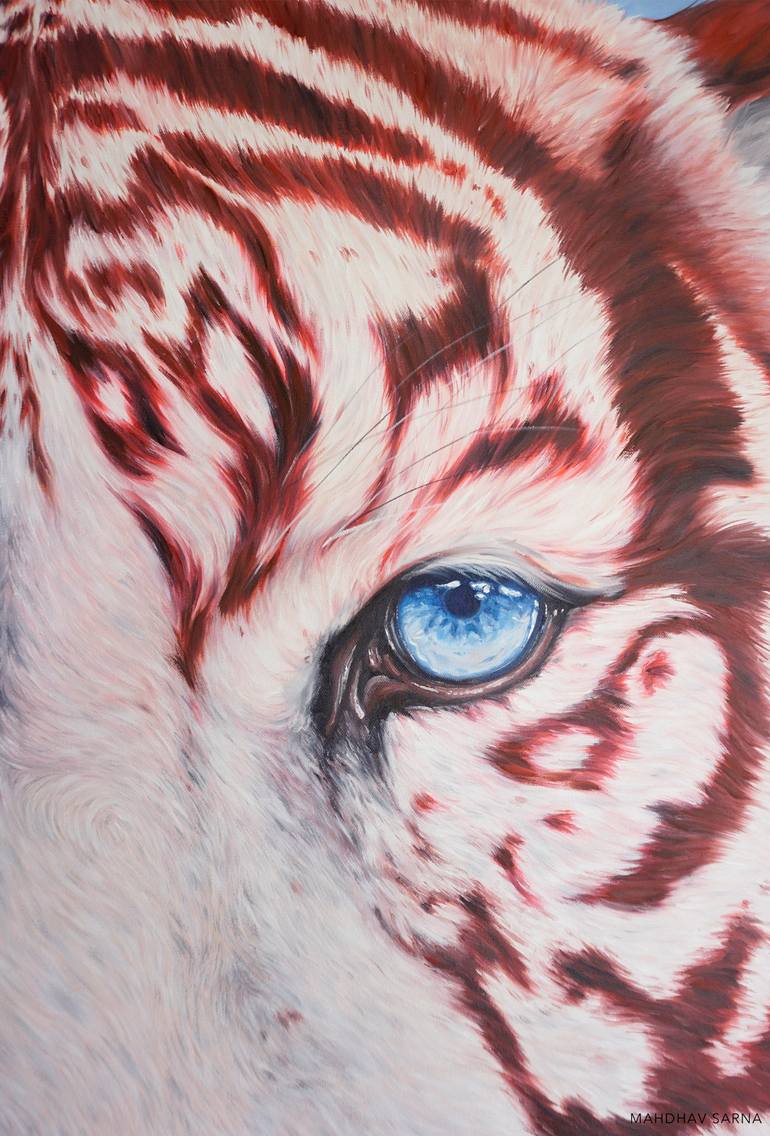Original Realism Animal Painting by Mahdhav Sarna