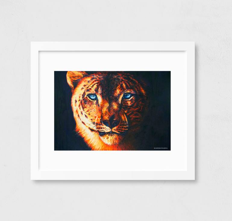 Original Conceptual Animal Painting by Mahdhav Sarna