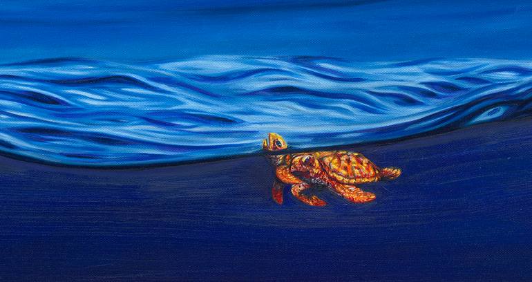 Original Modernism Animal Painting by Mahdhav Sarna