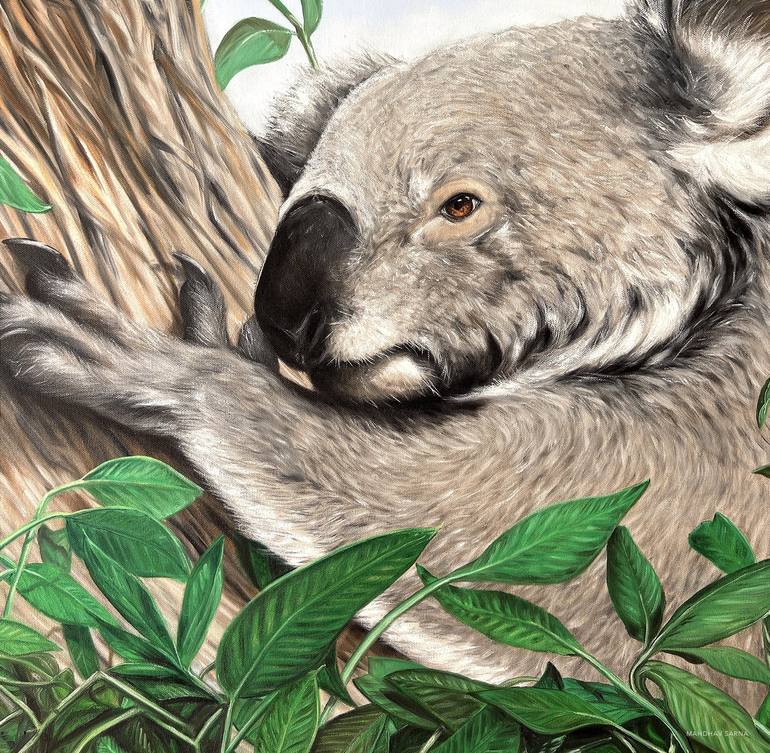 Original Fine Art Animal Painting by Mahdhav Sarna