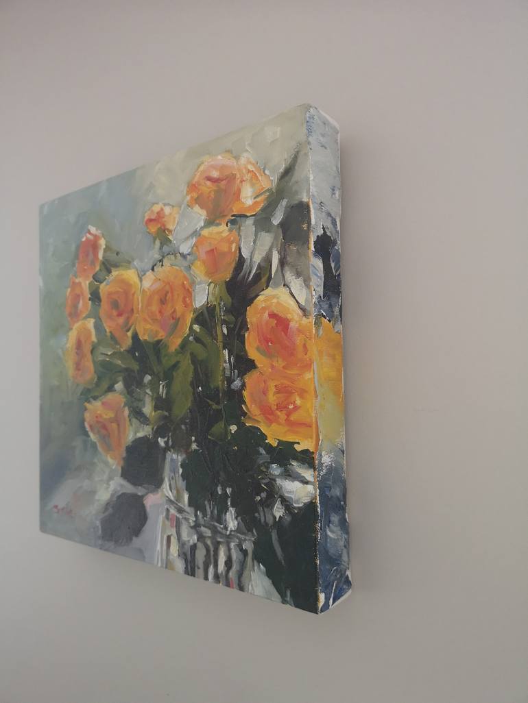 Original Floral Painting by Sheila Romard