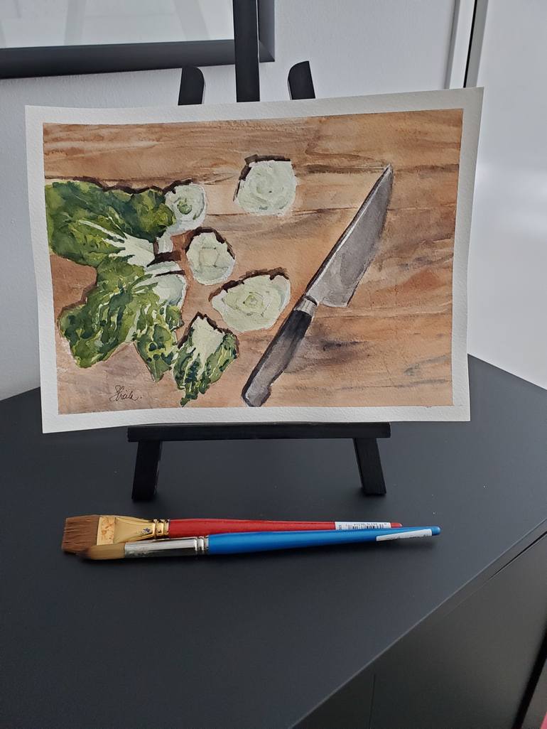 Original Cuisine Painting by Sheila Romard