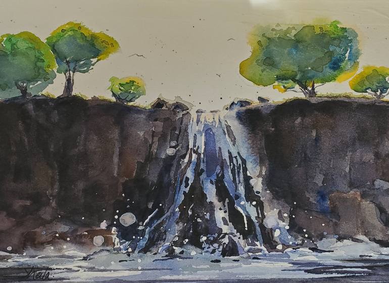 Print of Impressionism Landscape Paintings by Sheila Romard