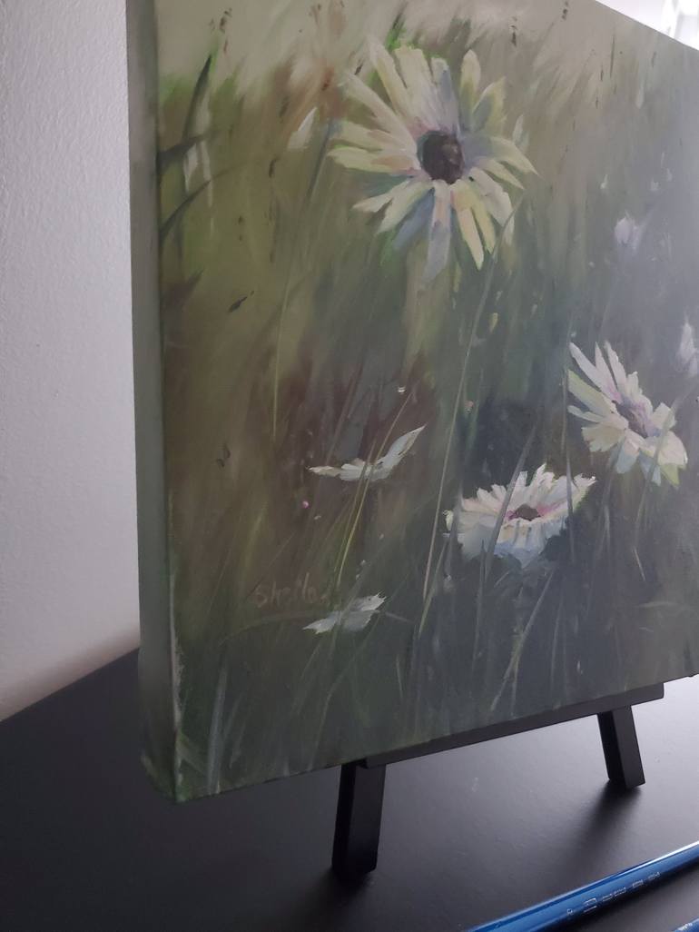 Original Fine Art Floral Painting by Sheila Romard