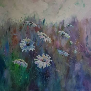 Original Impressionism Garden Paintings by Sheila Romard