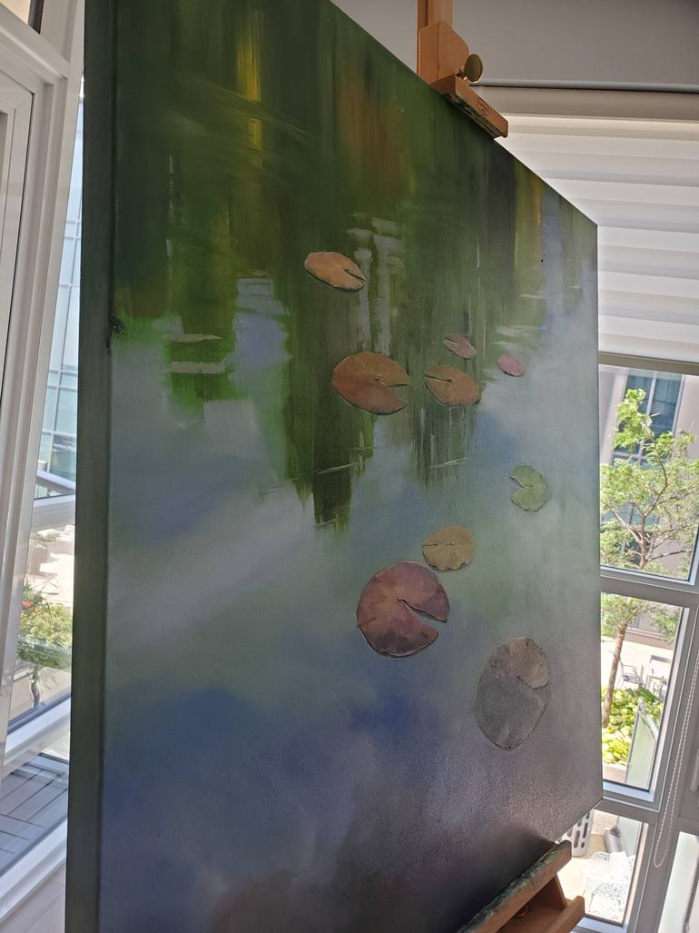 Original Impressionism Landscape Painting by Sheila Romard