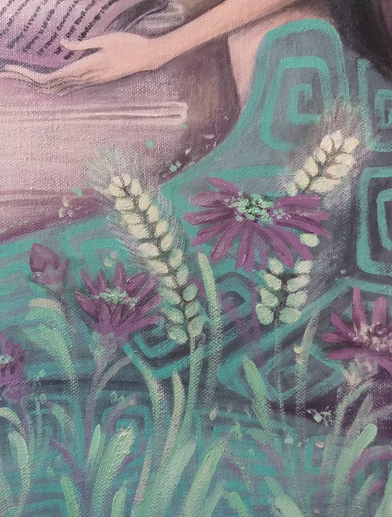 Original Art Deco Fantasy Painting by Teo Soos